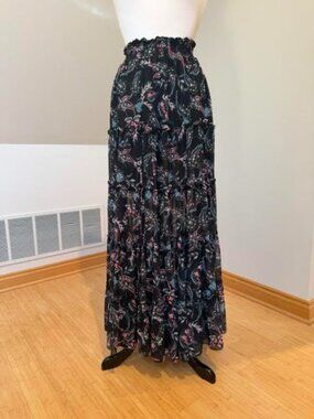 MISA Los Angeles Chiffon Maxi Skirt